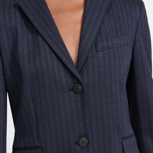 Theory Stripe Shrunken Blazer